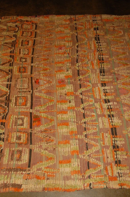 Mid-20th Century -- Vintage Moroccan Rug --  For Sale