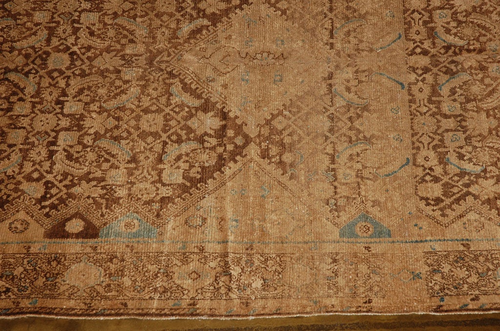 Antique Persian Mallayer Rug  In Good Condition In West Hollywood, CA