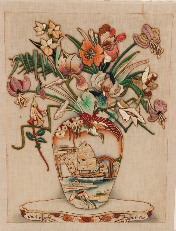 Embroidered Print