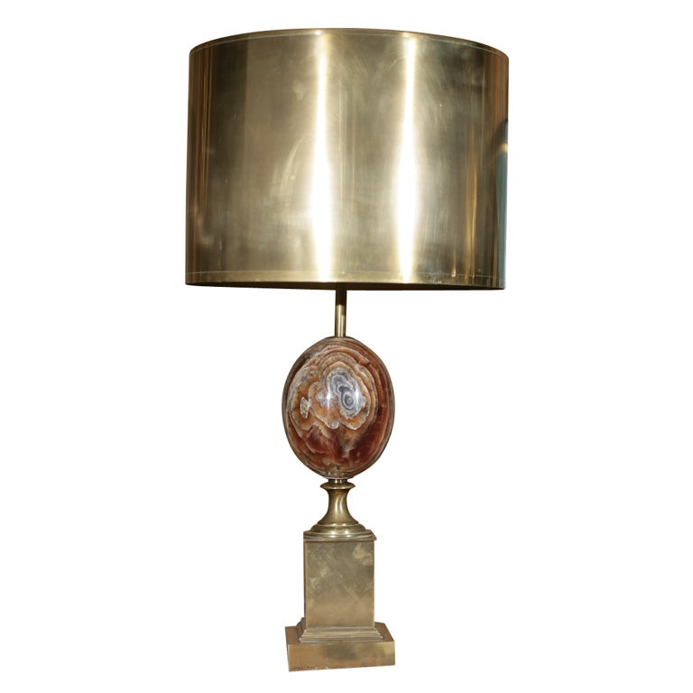 Maison Charles Bronze & Marble Lamp