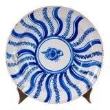 19th Century Spanish Faience Charger