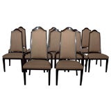 SET OF TWELVE MONTEVERDI YOUNG DINING CHAIRS