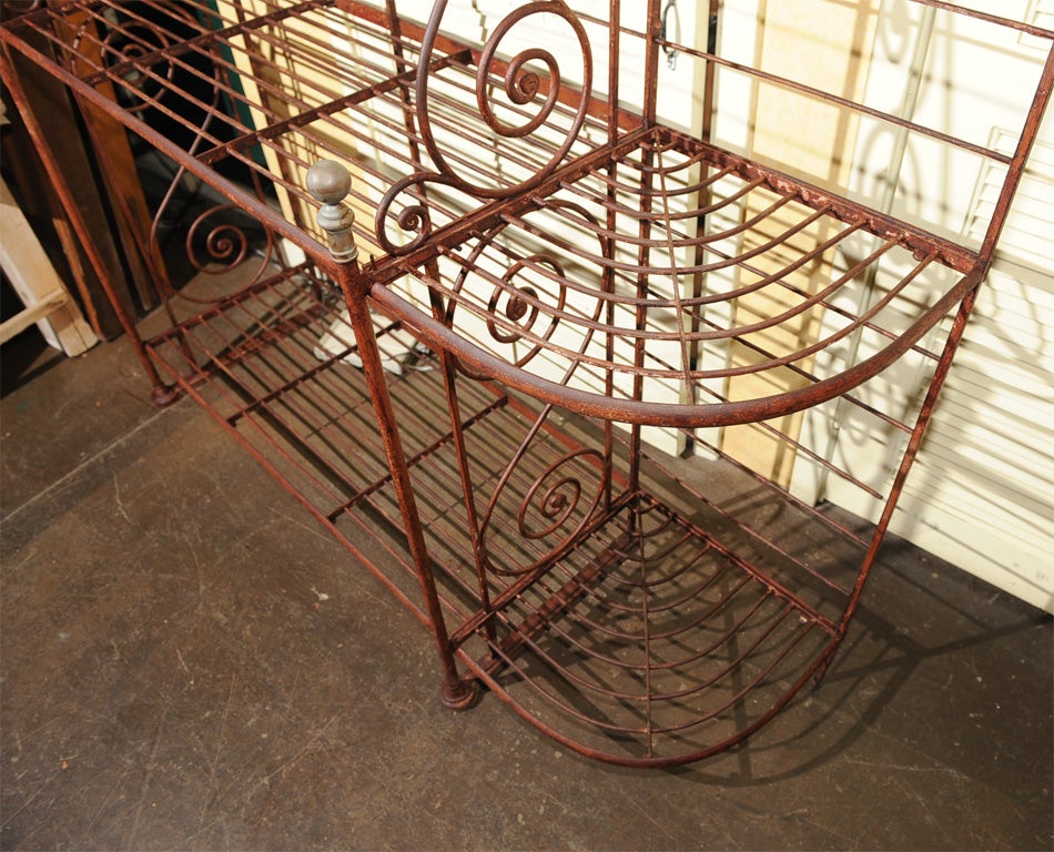 Large Iron Baker's Rack For Sale 1