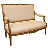 French Giltwood Settee.
