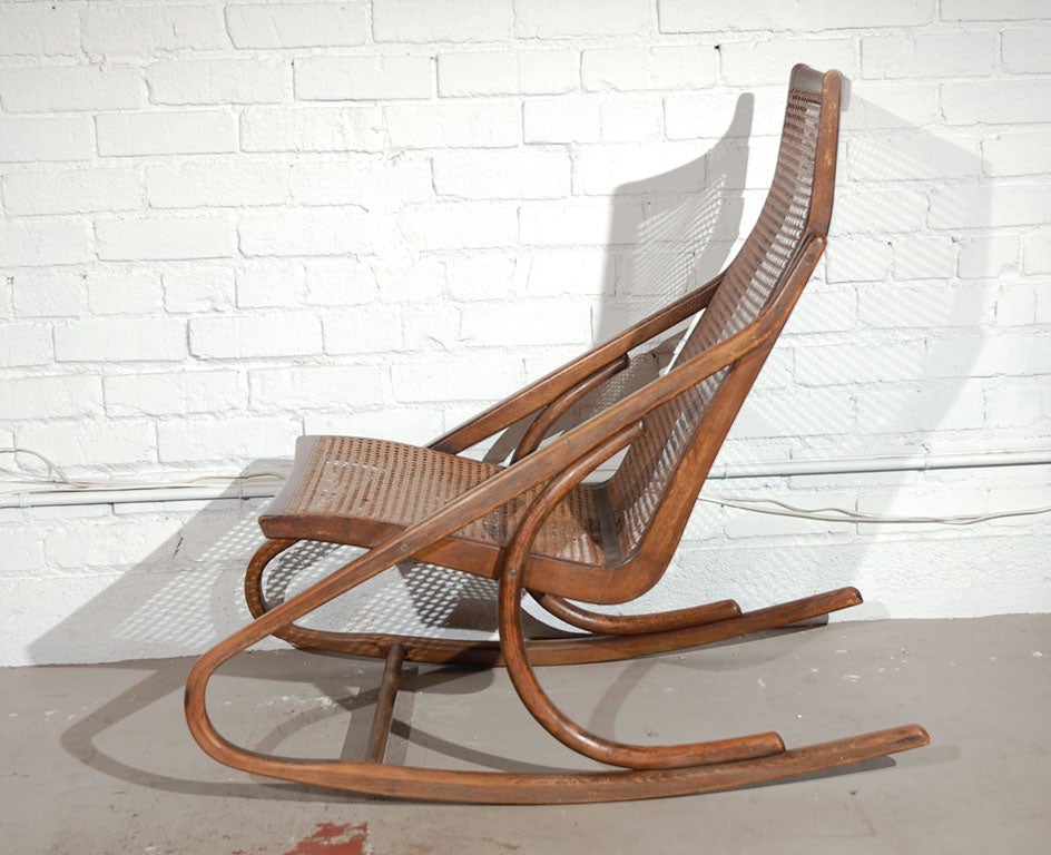 original thonet bentwood rocking chair