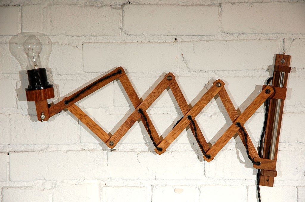 Dutch Accordion Style Wall Sconce