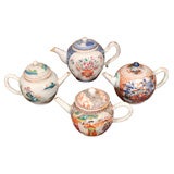 Four Chinese Export tea pots