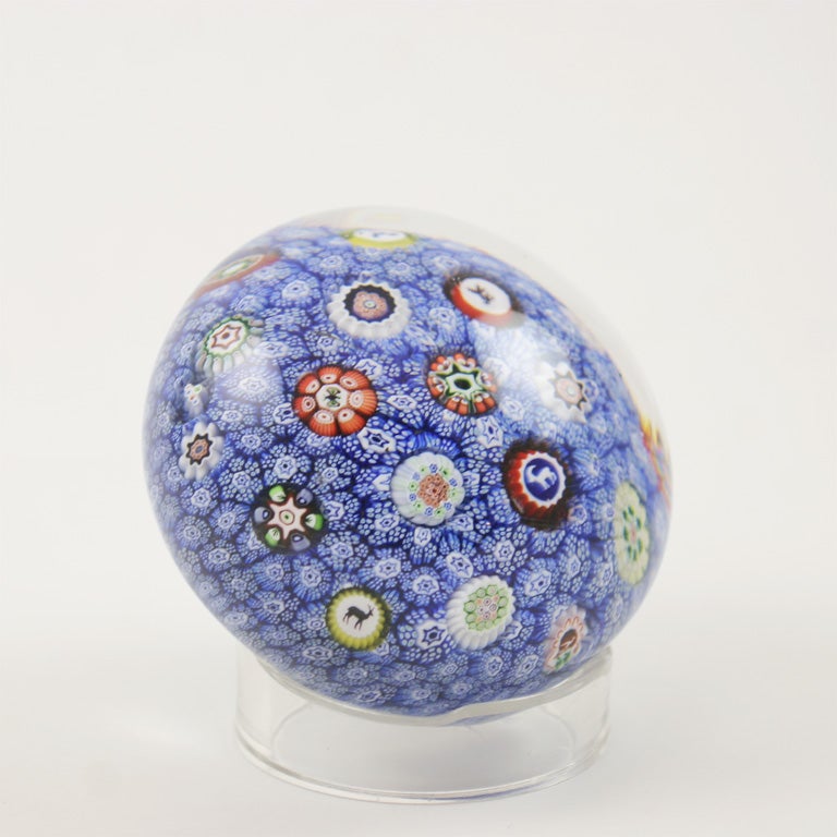 Antique Baccarat Carpet Ground Paperweight