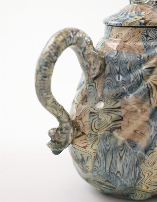 English Solid Agate Teapot 1