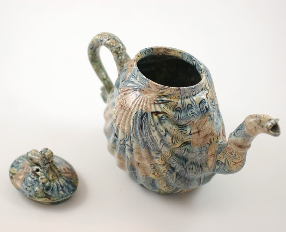 English Solid Agate Teapot 2