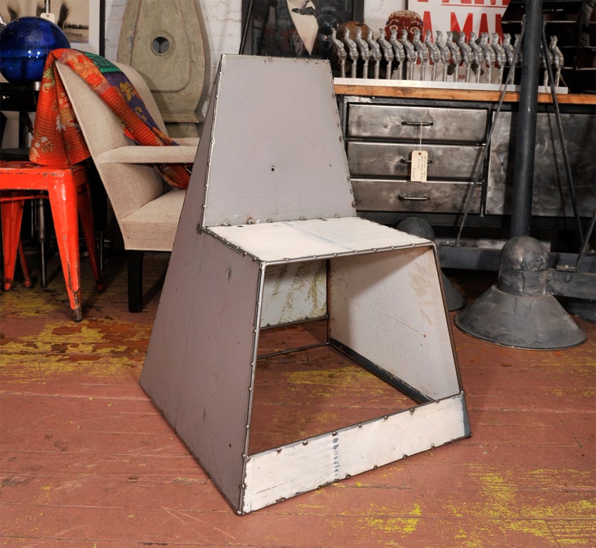 Set of Chairs Made from Washing Machines