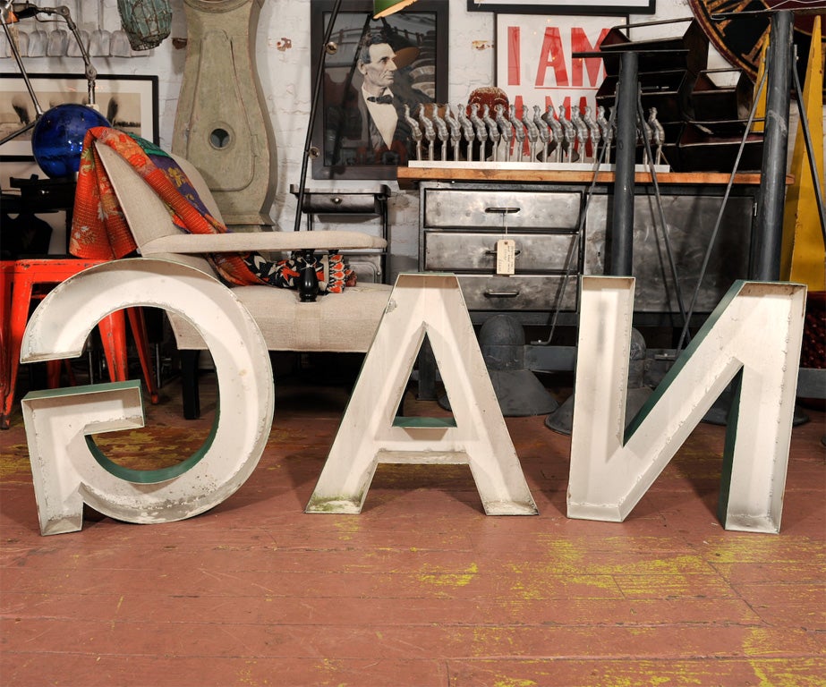 Vintage French Letters "N. A. G."
