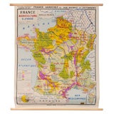 france agriculture map Vintage French Agriculture Map