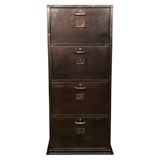 Pivoting Metal File Cabinet