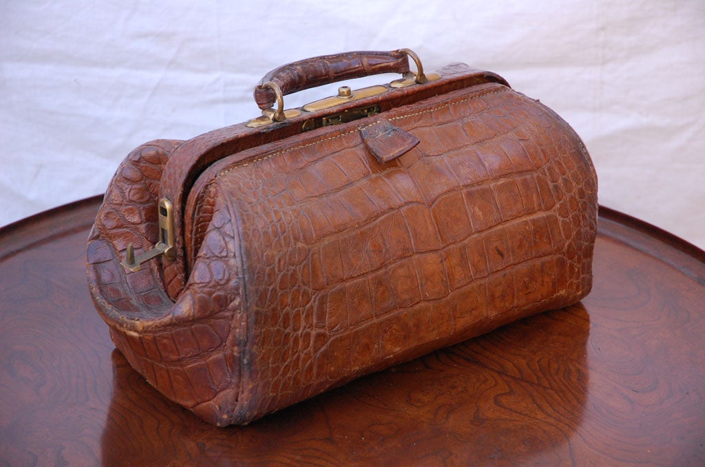 Vintage Crocodile Doctor's Bag.  It would make a great handbag.