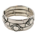 William Spratling Sterling Silver Dots Bracelet.