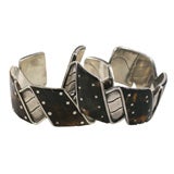Pair of William Spratling Silver Cuff Bracelets