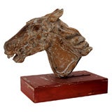 Antique CARVED CAROUSEL HORSE HEAD