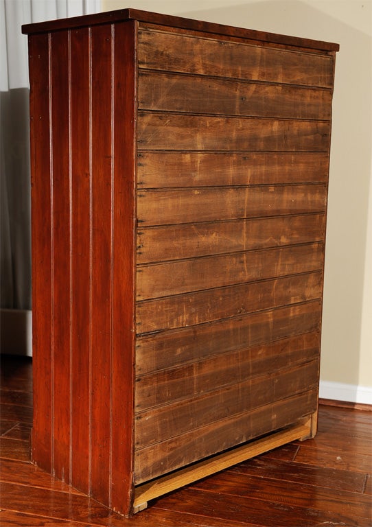 Antique General Store Display Cabinet In Excellent Condition For Sale In Alexandria, VA