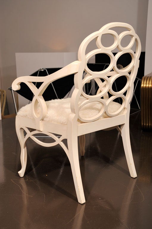 After Frances Elkins Elegant Loop Chairs 2