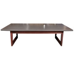 Jens Risom Slate Coffee Table