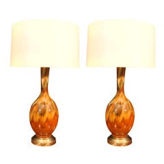 Vintage Drip Glaze Table Lamps