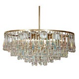 Belgium Tear Drops Crystal Light Fixture
