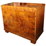 Art Deco-Kabinett aus Wurzelnussholz