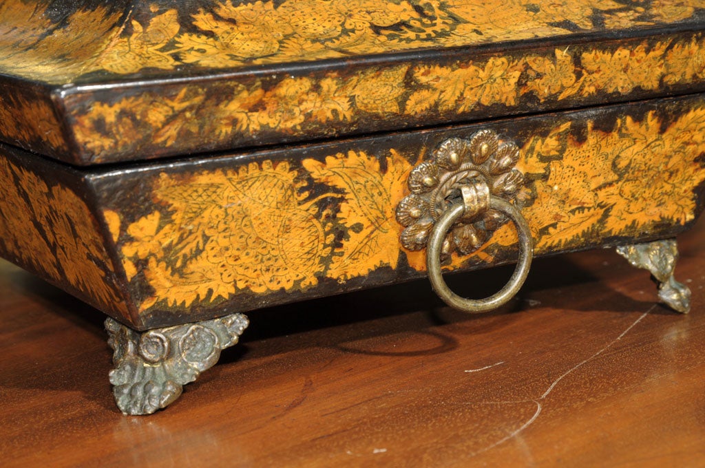 Paper English Regency-Era Penwork Box