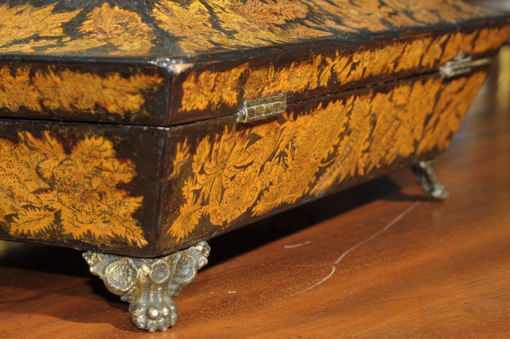 English Regency-Era Penwork Box 1