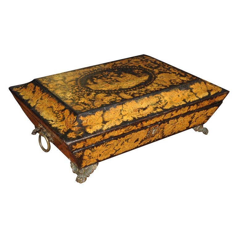 English Regency-Era Penwork Box