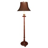 Antique Chinoiserie Floor Lamp (Red)