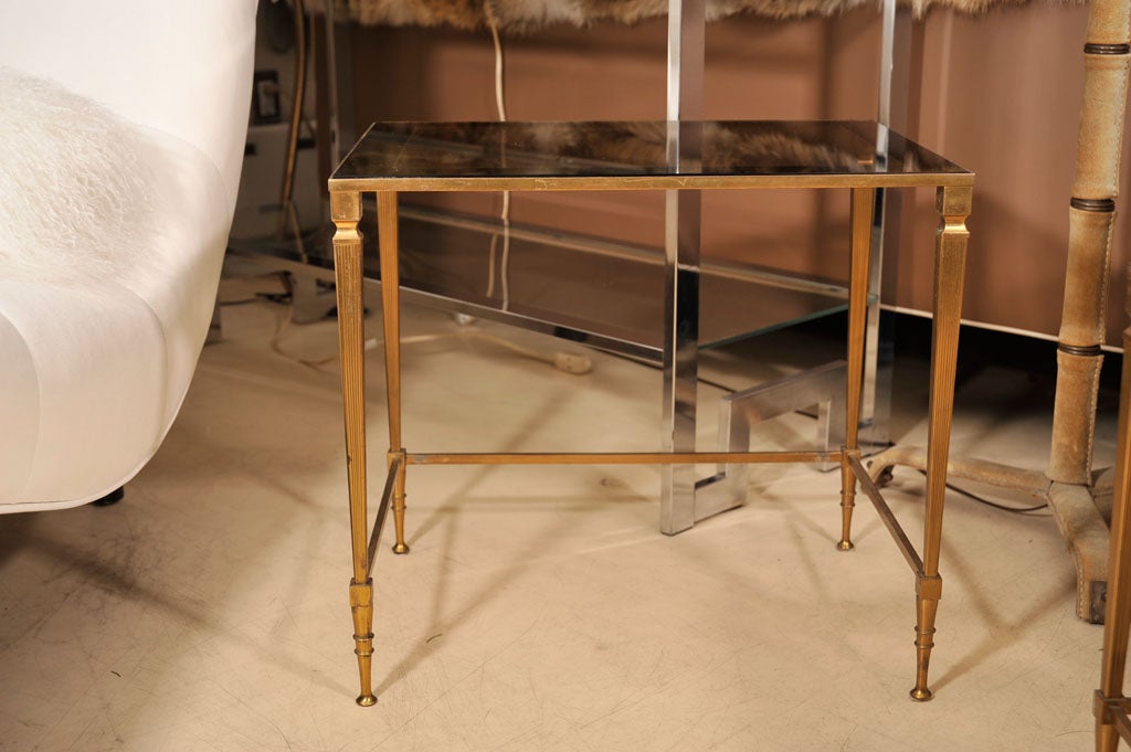 Brass Nesting Tables, Italy, circa 1950 In Good Condition In New York, NY