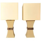 1970s Monumental Pair of Table Lamps