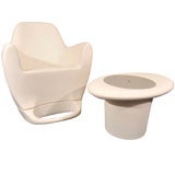 the "phantom ghost " rocking chair and table set 1