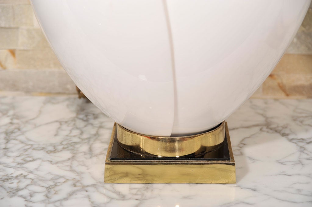 Rougier 1970's tulip table lamps