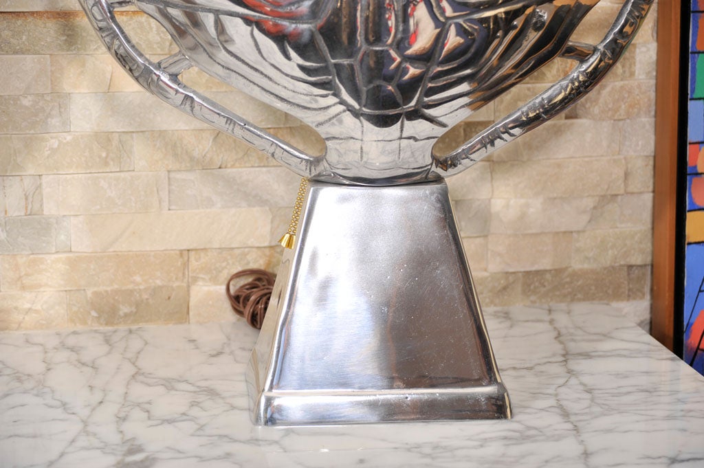 Pair of Arthur Court Tortoise Table Lamps, 1971