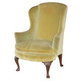 Vintage Queen Anne/Georgian  Style Wing Chair