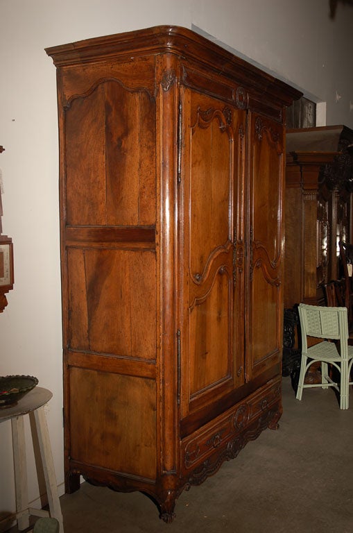 French Massive Louis XV Armoire For Sale