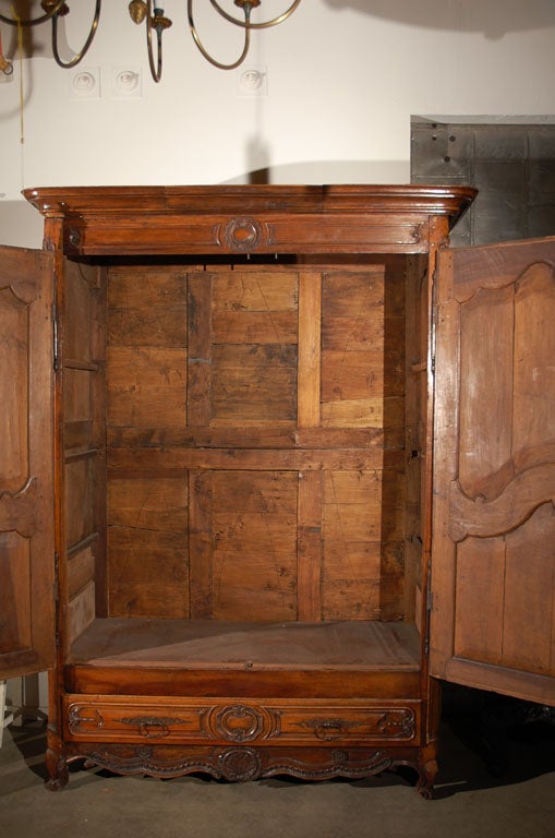 18th Century and Earlier Massive Louis XV Armoire For Sale
