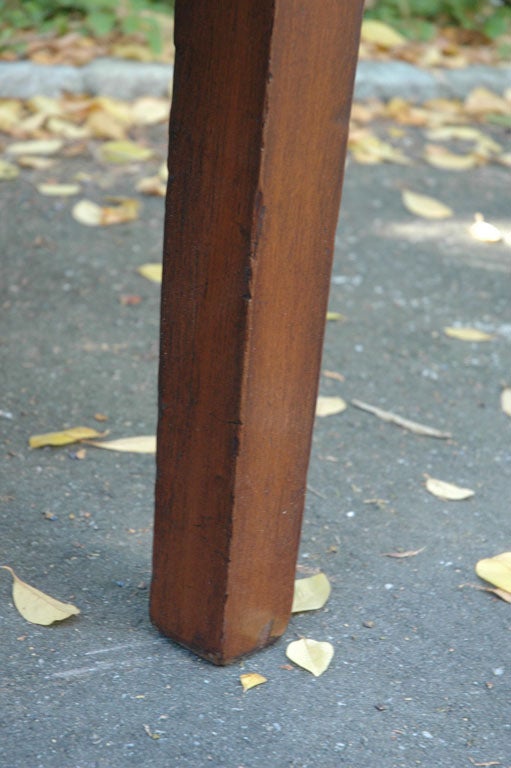 Wood 9 foot 3 inch Long English Farmhouse Dining Table