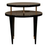Small Tiered Oval Side Table