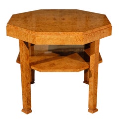 OCTAGONAL TWO TIERED TABLE
