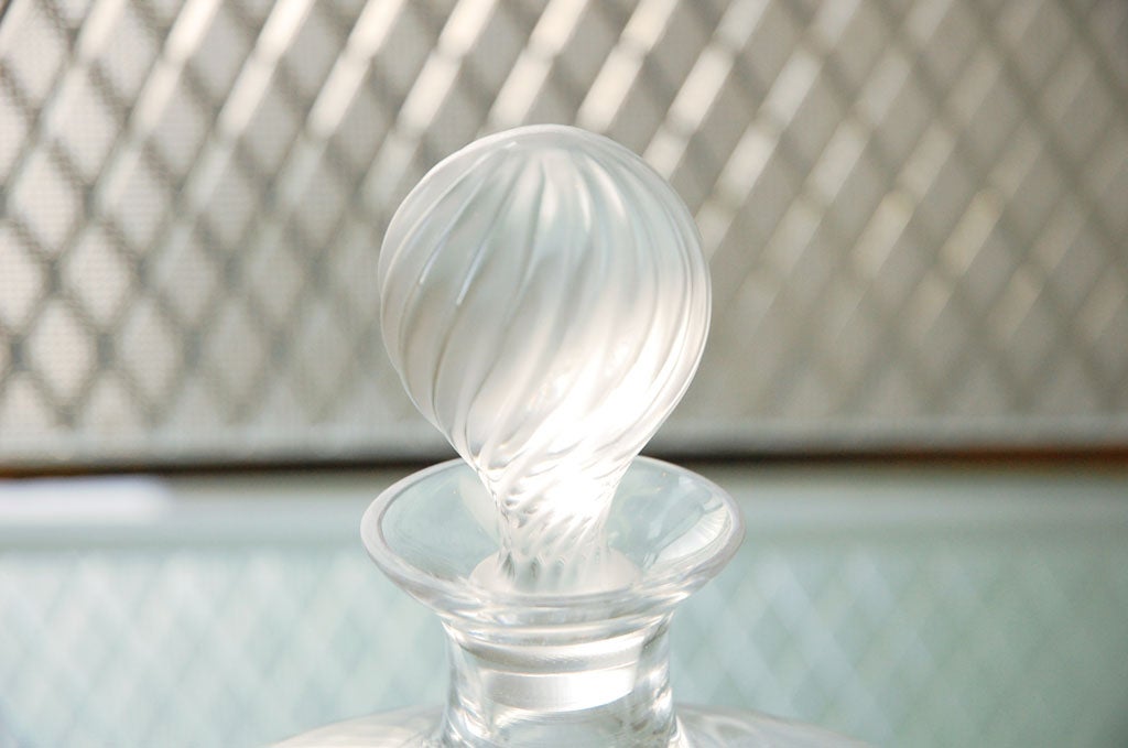 Lalique Decanter and Glasses 1