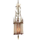 French Beaded Crystal Chandelier