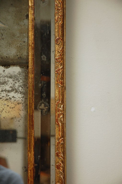 18th Century and Earlier Circa 1760 Carved and Gilded Swedish Mirror