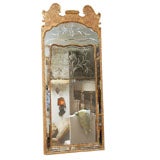 Circa 1760 Carved and Gilded Swedish Mirror 12