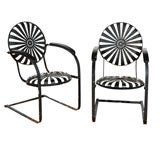 Pair of Carre' Spring Steel Bouncer Chairs