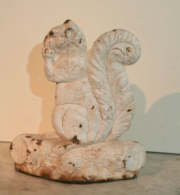 Cast-iron squirrel doorstop 4