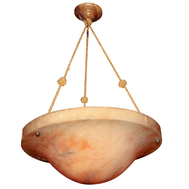 Amber Alabaster Chandelier